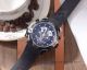 Perfect Replica Hublot Blue On Rose Gold Bezel Blue Dial Chronograph 45mm Watch (5)_th.jpg